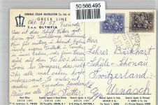 Greek Line TSS Olympia Dampfer