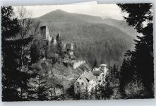 67468 W6731 Frankenstein , Pfalz - Erholungsheim, Altersheim Burg Diemerstein