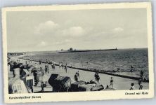 25761 W2242 Büsum - Strand mit Mole