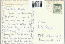25946 W2278 Nebel , Amrum - Friesenhaus