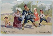Auf Urlaub , der Sonntagsausflug Thiele, Arthur Gebrauchsspuren