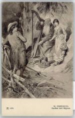 W. Friedrich , Harfner Mignon Künstler