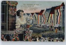 Parade , Spruch, WK I Fahne