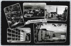 94065 W8392 Waldkirchen , Niederbay - Marktplatz Panorama Kirche
