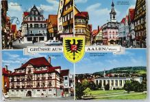 73430 W7080 Aalen , Württ - Rathaus Hauptstraße
