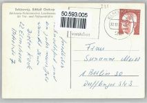 24837 W2380 Schleswig - gel. 22.12.72, Schloss Gottorp, Brunnen