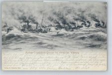 Torpedoboot-Division bei stürmischen Wetter Marine WK I