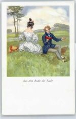 Aus dem Buch der Liebe Ehe Künstlerkarte
