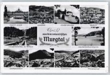 76596 W7564 Forbach , Baden - Mehrfachansicht Murgtal