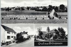 34466 W3549 Bründersen - Gesamtansicht, Siedlung, Kirche
