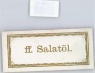 Salatöl , (keine Ak-Einteilung) Lebensmittel