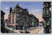 76131 W7500 Karlsruhe , Baden - Litfaßsäule , Kaiserstrasse