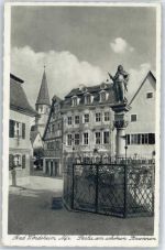 91438 W8532 Bad Windsheim - Denkmal Brunnen