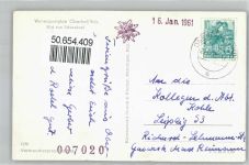 98559 O6055 Oberhof , Thüringen - Blick zum Schneekopf