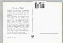 Koch, Marianne Filmschauspieler