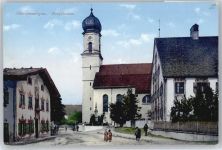 82487 W8103 Oberammergau - Dorfstraße, Kirche