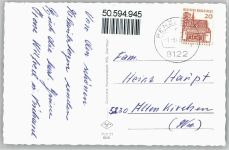 82377 W8122 Penzberg - Bahnhofstrasse, Chris-Königskriche, Volksschule, Knappschaftskrankenhaus, Neusteigenberg