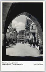88662 W7770 Überlingen , Bodensee - Blick durch´s Franziskanertor