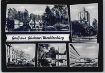 18273 O2600 Güstrow - Wasserturm, Schule, Fährhaus, Markt