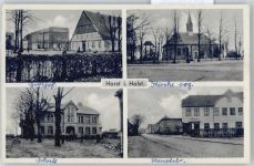 25358 W2203 Horst (Holstein) - Kirche Schule Hauptstraße