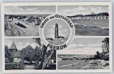 18375 O2383 Ostseebad Prerow - Leuchtturm, Kirche