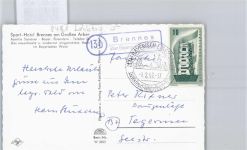 W8371 Brennes Landpoststempel, Sport-Hotel Landpost KEINE AK
