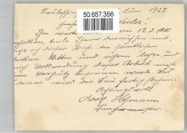 97535 W8722 Burghausen b Schweinfurt - Landpoststempel