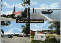 27628 W2856 Sandstedt - Kirche, Fähre, Campingplatz