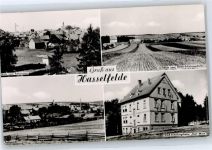38899 O3723 Hasselfelde - Blick vom Rabenstein, Erholungsheim Karl Marx