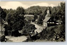 02797 O8801 Luftkurort Lückendorf - Teilansicht, 1500jährige Eibe