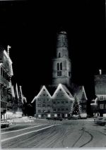 88400 W7950 Biberach an der Riß - Marktplatz, Weihnachten, Kirche