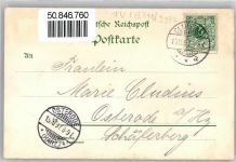 38678 W3392 Clausthal-Zellerfeld Lithographie Hotel Deutsches Haus
