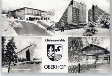 98559 O6055 Oberhof , Thüringen - Schanzenbaude, Schanze, Cafe Luisensitz, Interhotel AKU2