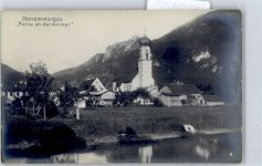 82487 W8103 Oberammergau - Teilansicht, Kirche