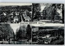 38723 W3370 Seesen , Harz - Kurpark, Burg Sehusa