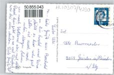 46395 W4290 Bocholt - Rathaus, Neustraße, Kirche, Nordstraße, Am Schwimmbad