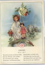 Krebs Sternzeichen Künstlerkarte