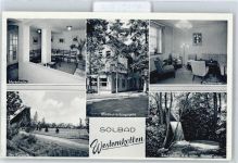 59597 W4782 Bad Westernkotten - Müttererholungsheim, Wasserfall an der alten Mühle, Kurpark