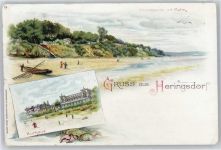 17419 O2251 Seebad Heringsdorf - Kurhaus, Strand mit Kulm