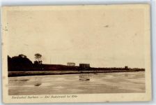 26969 W2890 Burhave , Kr Wesermarsch - Badestrand bei Ebbe