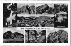 87544 W8976 Gunzesried - Hochgrat, Aubachfall, Freibad, Rindalphorn, Tennemooskopf, Stuiben