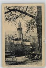65510 W6270 Idstein 1920 - Hextenturm Moltkelinde Bäume