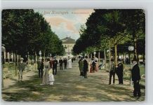 97688 W8730 Bad Kissingen 1908 - Schöne AK Kurpromenade