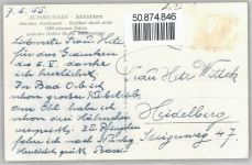 36381 W6490 Schlüchtern Gebrauchsspuren Waldhaus zum Acisbrunnen