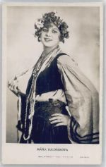 Kalmarova, Mana Filmschauspieler