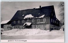 07629 O6530 Hermsdorf , Thür - Gasthaus im Winter