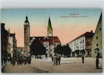 85049 W8070 Ingolstadt , Donau - Rathausplatz Feldpost