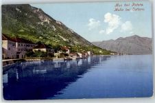 Kotor Cattaro - Teilansicht, Seepartie