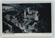 01616 O8405 Strehla 1941 - Schloß Fliegeraufnahme