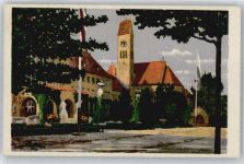 80331 W8000 Schwabing - Krankenhaus , sign. Richard Söhn